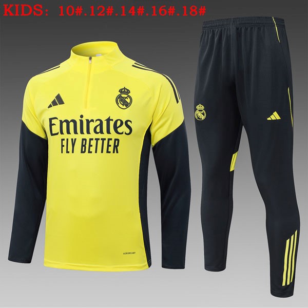 Ninos Sudadera De Training Real Madrid 2025/26 Amarillo 5